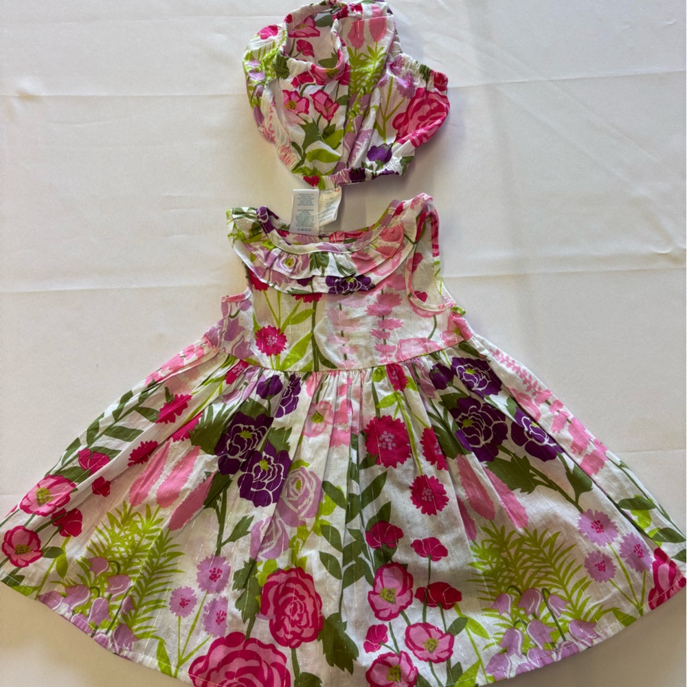 Wonderkids Floral Baby Outfit with Hat